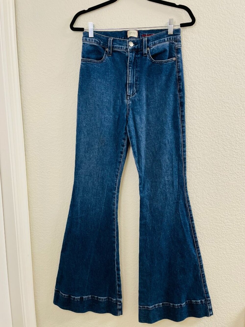 Alice + Olivia High Rise Flare Bell Bottom Beautiful Jeans Love Train | Size 29 - Picture 2 of 8